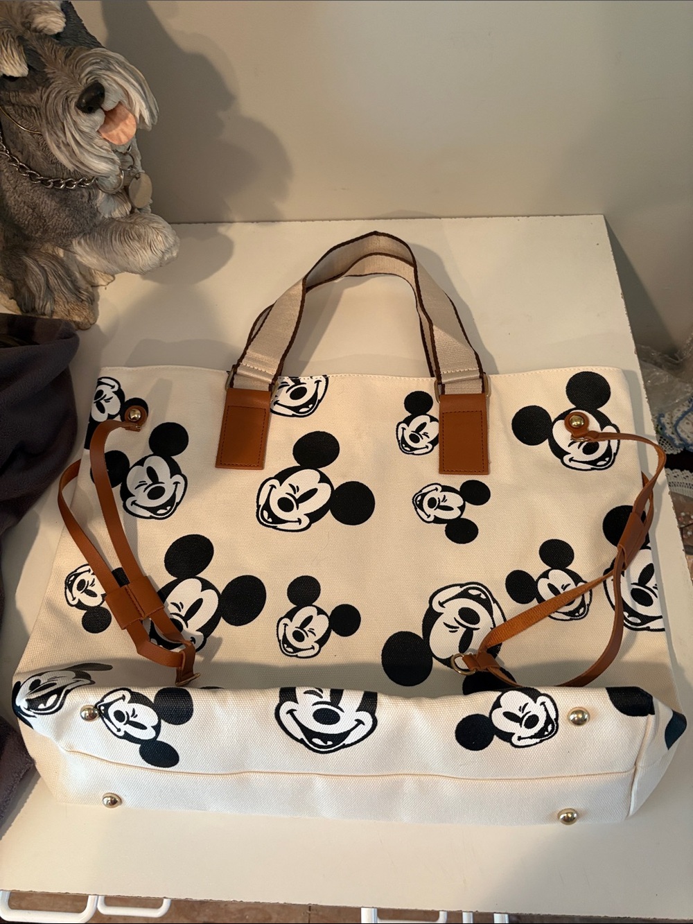 Mickey Mouse canvas tote NEW